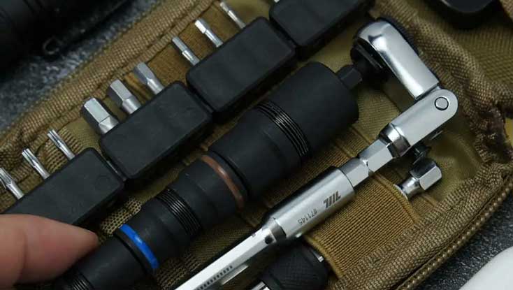 New for 2025: The 711L Flex Head 1/4 EDC Ratchet Wrench With T-Handle ...