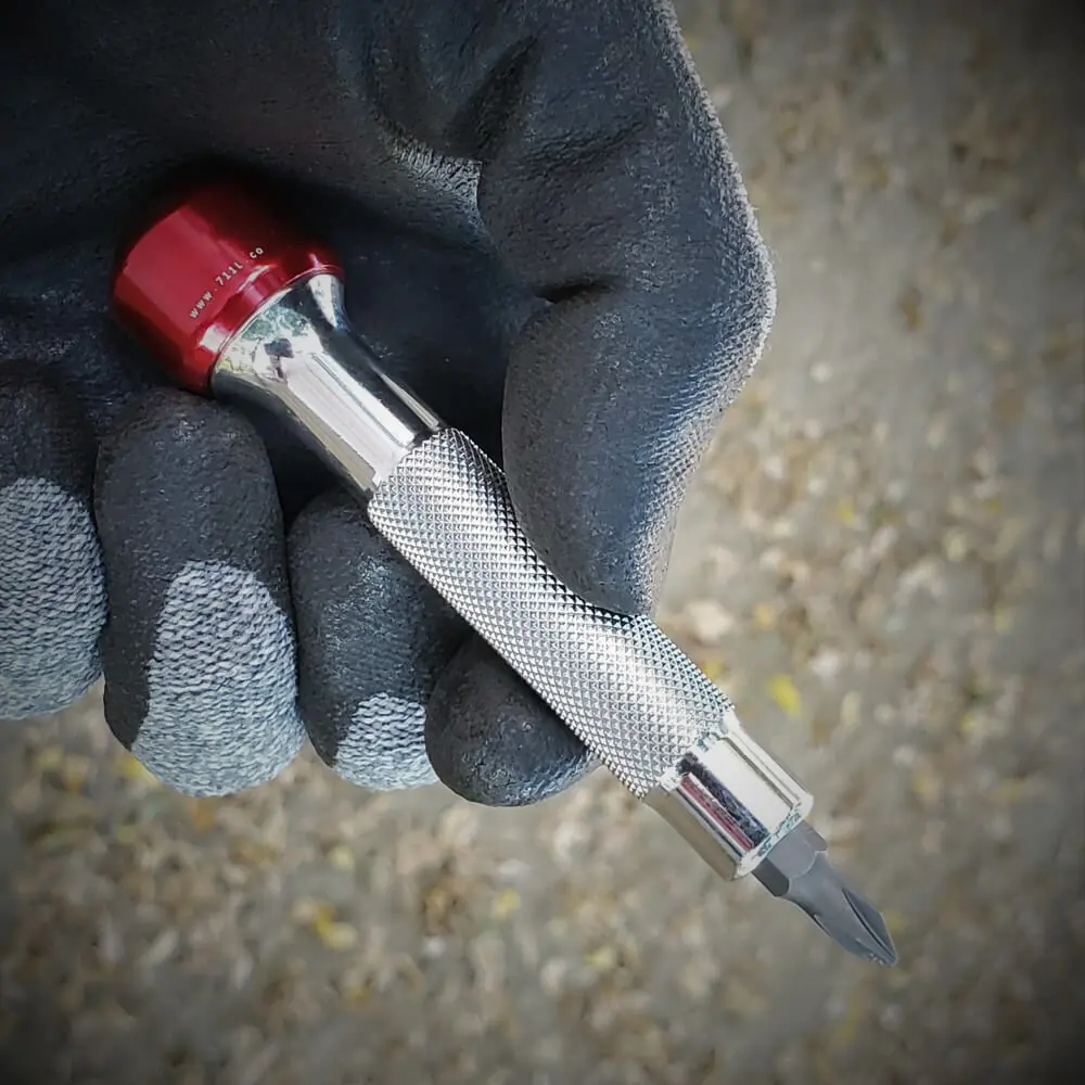Lollipop Bit Driver (Stainless Steel Red) - 711L