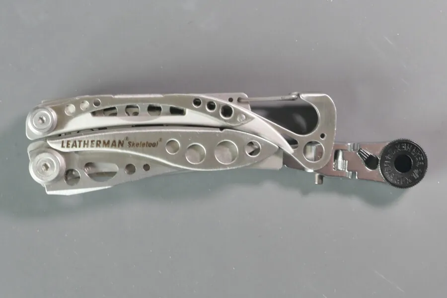 The 711L EDC flex head ratchet wrench for Leatherman