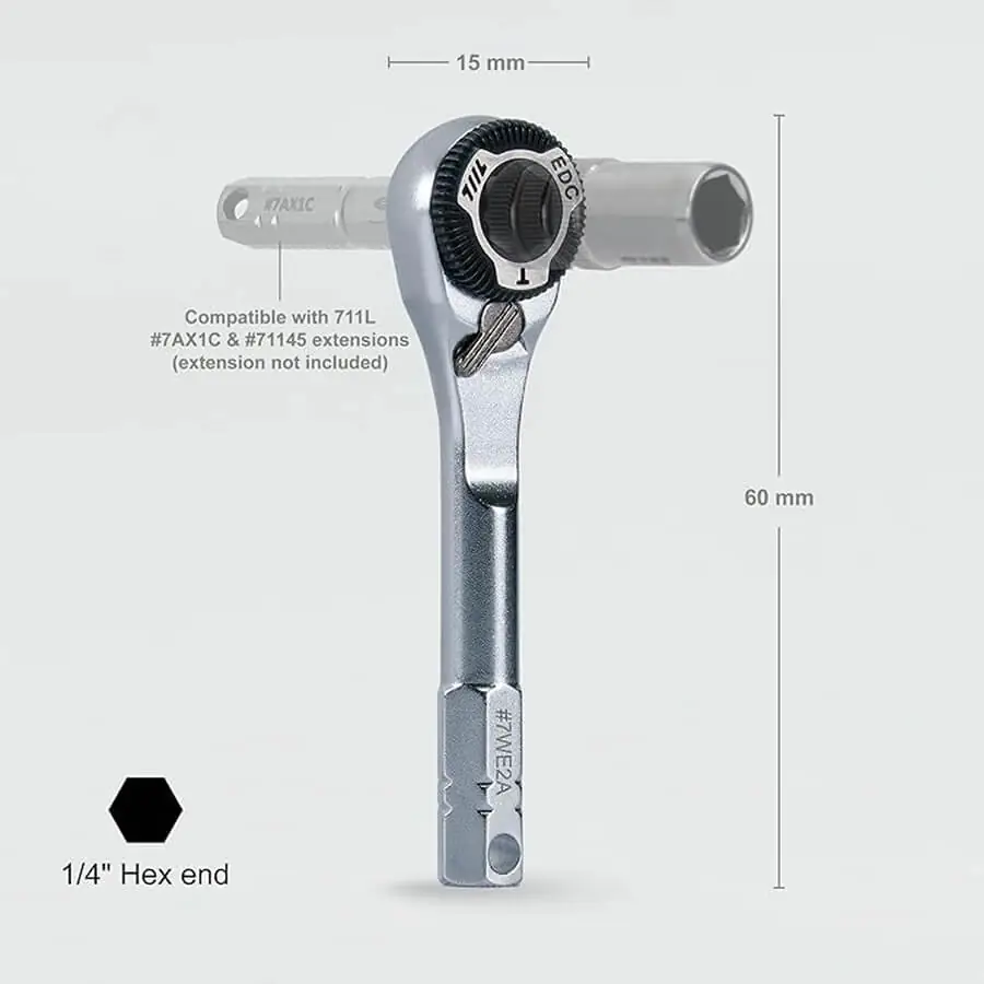 711L Improved Mk2 EDC Ratchet Wrench | 711L