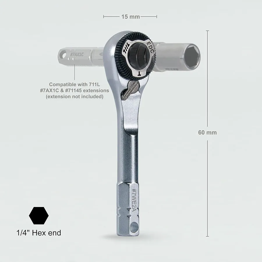 New 711L Mk2 EDC Ratchet Wrenches | 711L-2